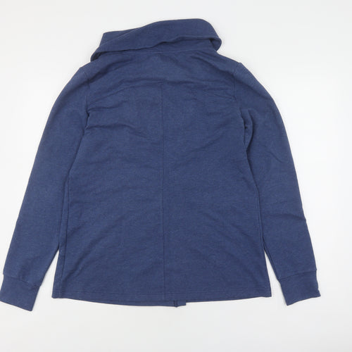 Danskin Women's Blue Cardigan Sweatshirt, Size L