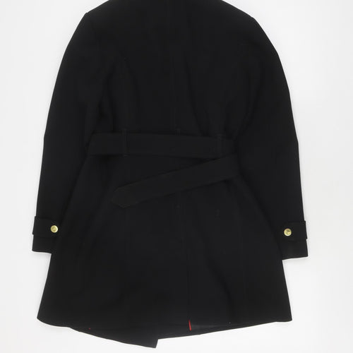 Marks and Spencer Women's Black Belted Trench Coat Size 12