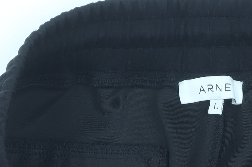 Arne Women's Black Jogger, Size L, Polyester Blend