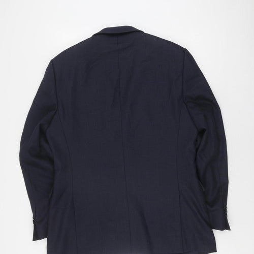 Jaeger Men's Blue Classic Blazer 42R Formal