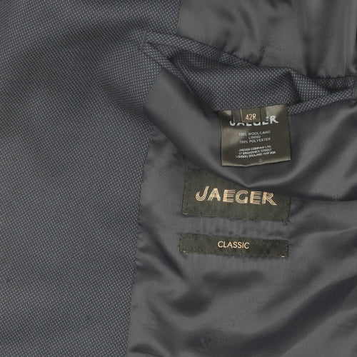 Jaeger Men's Blue Classic Blazer 42R Formal