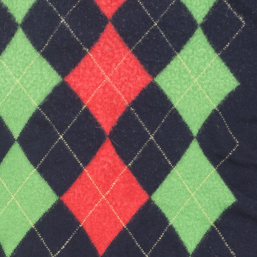 Marks and Spencer Women's Multicoloured Argyle Pullover, Size 14