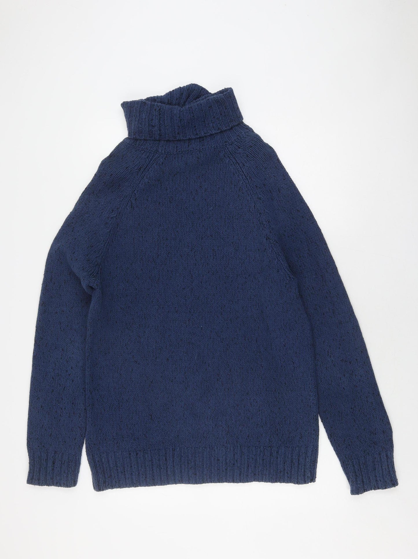 COS Women's Blue Roll Neck Knit Pullover Jumper M