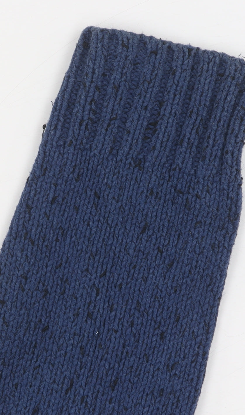 COS Women's Blue Roll Neck Knit Pullover Jumper M