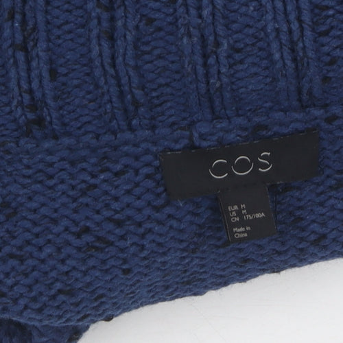 COS Women's Blue Roll Neck Knit Pullover Jumper M