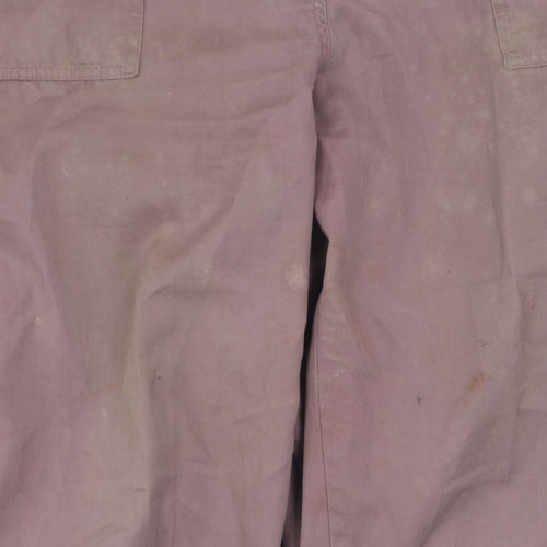 EWM Women's Pink Cropped Trousers Size 16