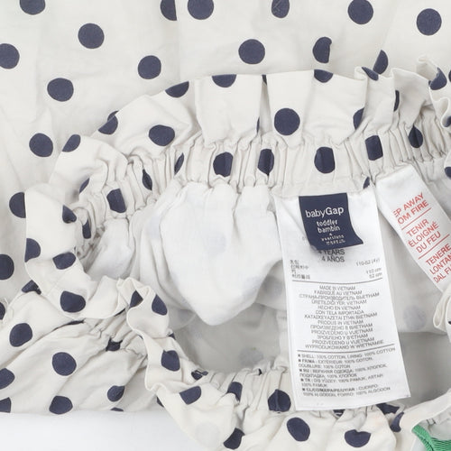 Gap Girls Multicoloured Polka Dot A-Line Skirt 4 Years