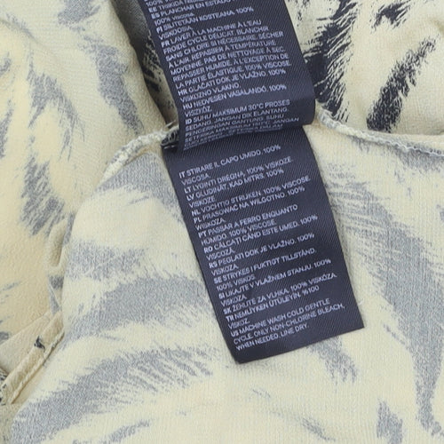 H&M Women's Multicoloured Wrap Blouse, Size 12