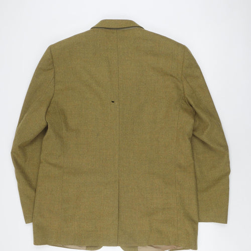 Zignone Men's Brown Wool Blazer UK Size 44