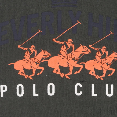 Beverly Hills Polo Club Boys Green Pullover Hoodie 5-6 Years