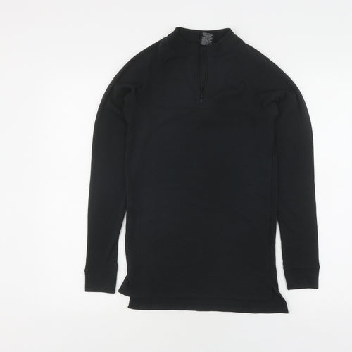Trespass Girls Black Basic Jacket 11-12 Yrs Zip Activewear