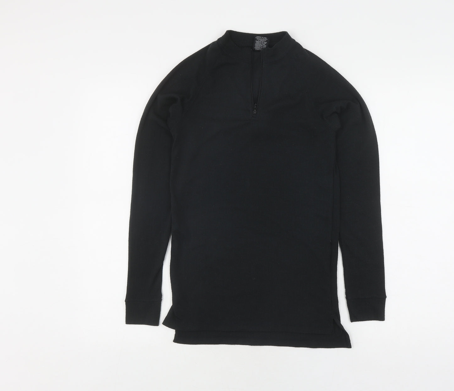 Trespass Girls Black Basic Jacket 11-12 Yrs Zip Activewear