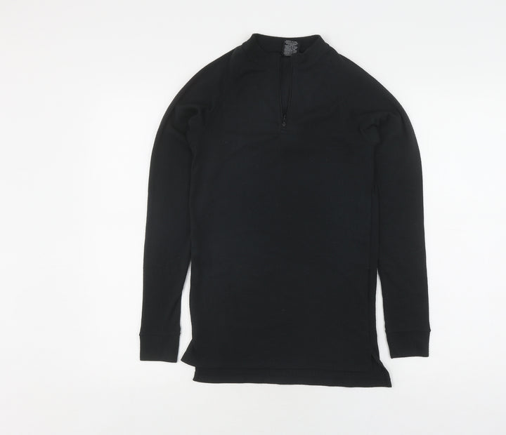Trespass Girls Black Basic Jacket 11-12 Yrs Zip Activewear