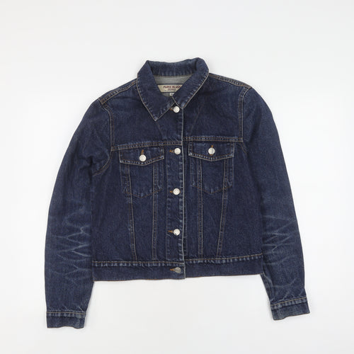 Paris Blues Women's Blue Denim Jacket M Casual Style