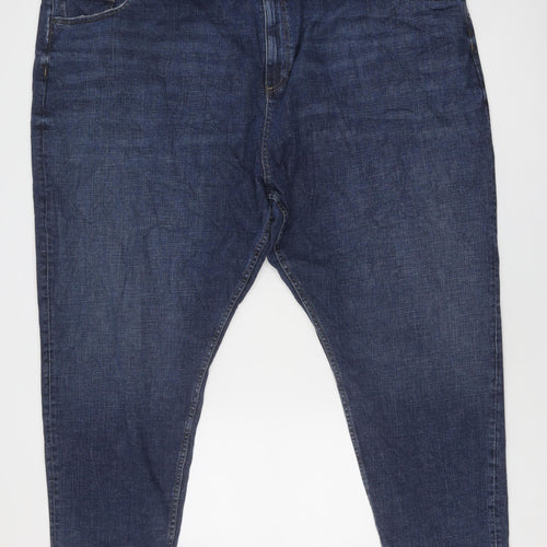 Marks and Spencer Women's Blue Relaxed Slim Jeans