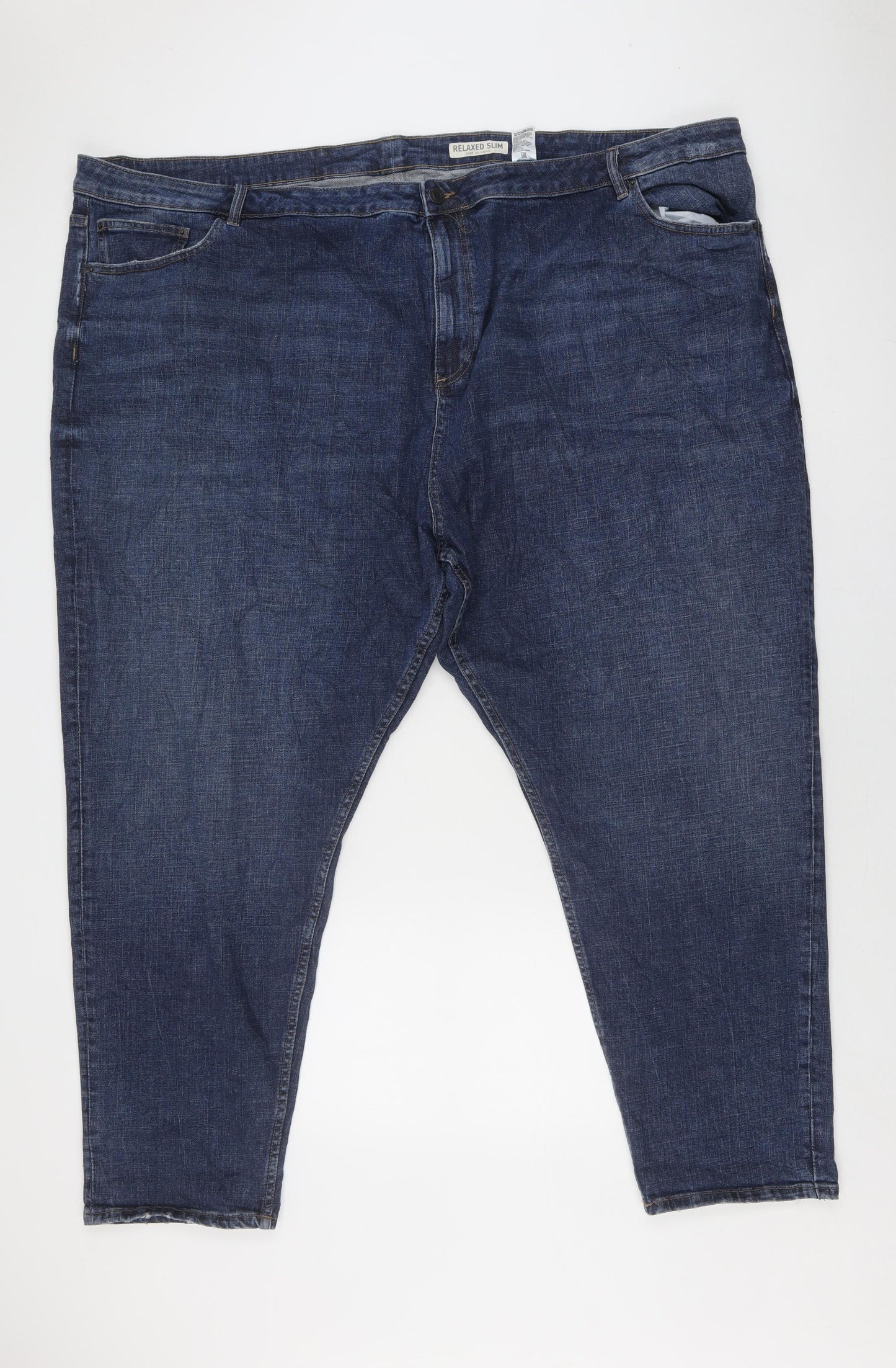 Marks and Spencer Women's Blue Relaxed Slim Jeans