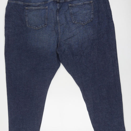 Marks and Spencer Women's Blue Relaxed Slim Jeans