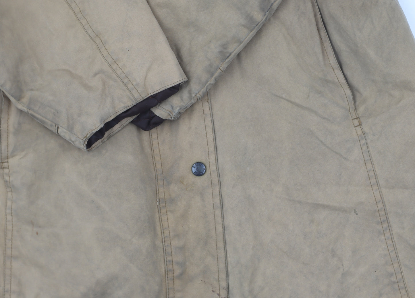 Royal Paddock Women's Beige Cotton Overcoat Size 10