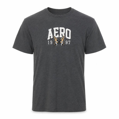 Aéropostale Men's Grey S Graphic T-Shirt Regular Fit