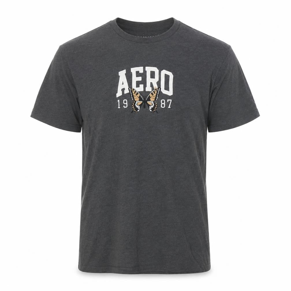 Aéropostale Men's Grey S Graphic T-Shirt Regular Fit