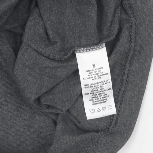 Aéropostale Men's Grey S Graphic T-Shirt Regular Fit