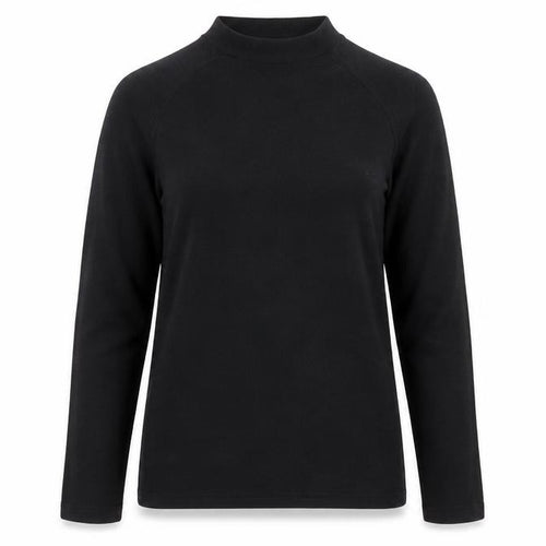Decathlon Women Black Size 2 Casual Long Sleeve Top
