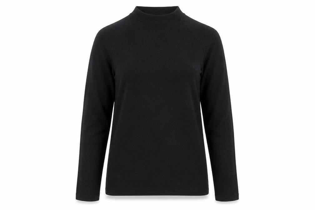 Decathlon Women Black Size 2 Casual Long Sleeve Top