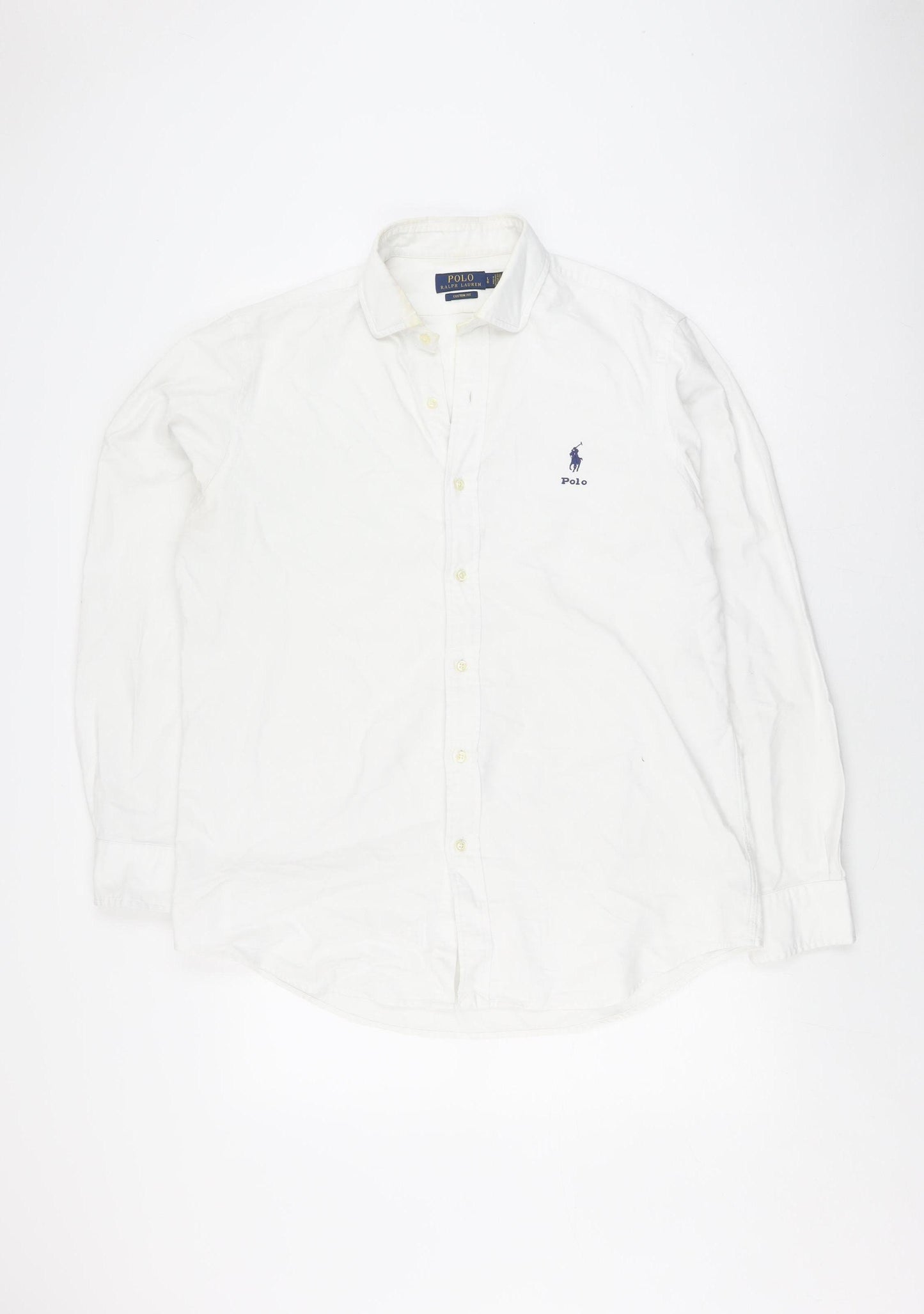 Ralph Lauren Men's White Classic Fit Shirt L