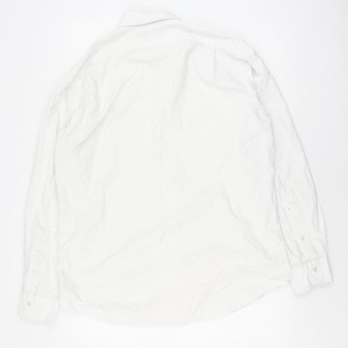 Ralph Lauren Men's White Classic Fit Shirt L