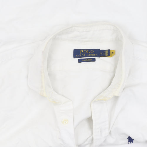 Ralph Lauren Men's White Classic Fit Shirt L