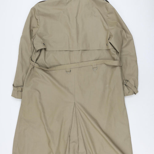 Debenhams Women's Beige Trench Coat Size 16