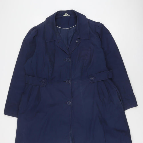Marks and Spencer Women's Blue Coat Size 20