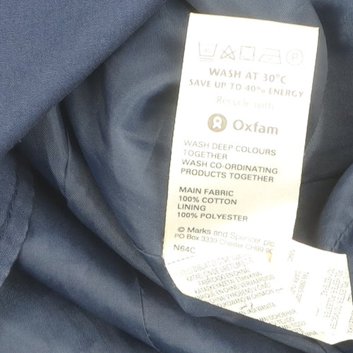 Marks and Spencer Women's Blue Coat Size 20