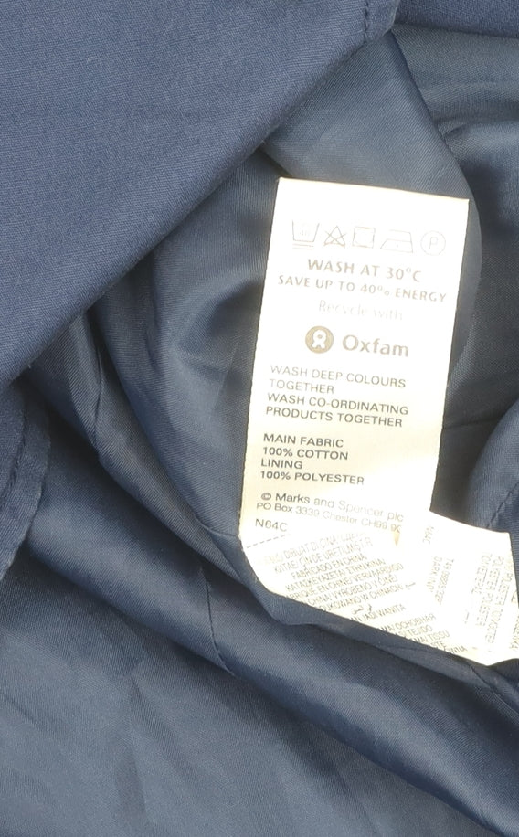 Marks and Spencer Women's Blue Coat Size 20