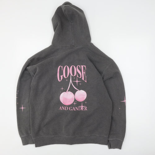 Good Goose Unisex Grey Basic Jacket M - Hooded, Zip