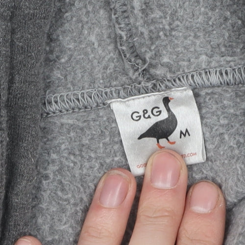 Good Goose Unisex Grey Basic Jacket M - Hooded, Zip