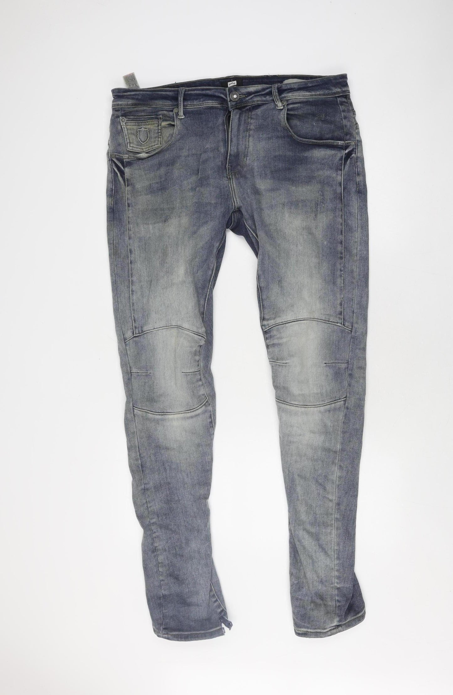 883 Police Men's Blue Straight Jeans Size 36