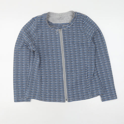 Rabe Women's Blue Basic Jacket, Size 10, Casual