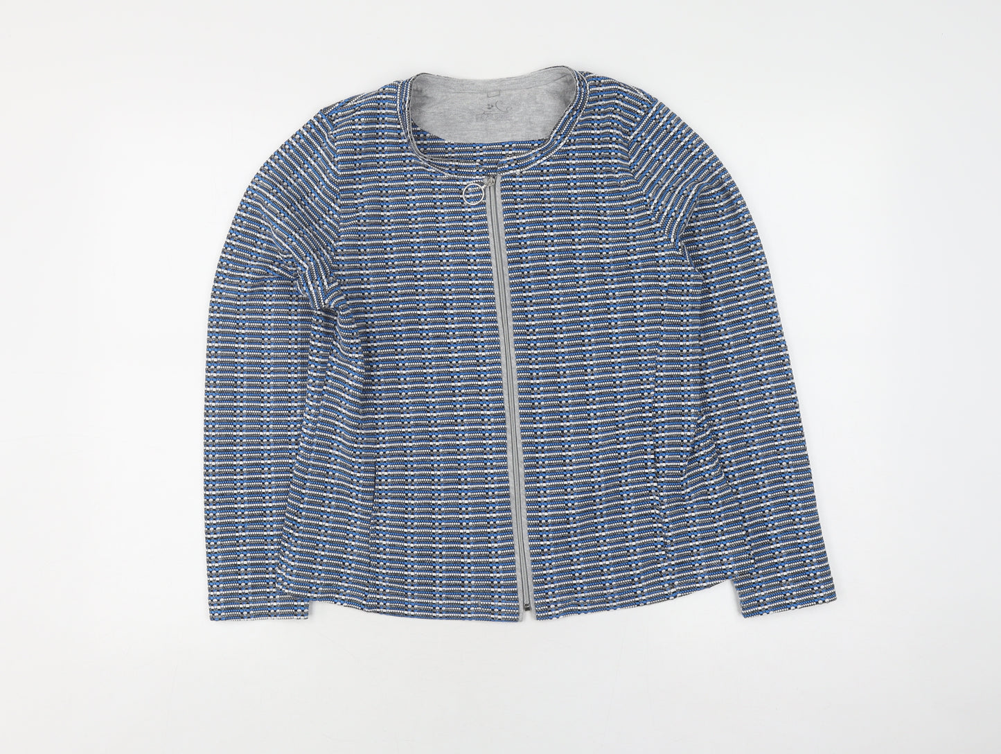 Rabe Women's Blue Basic Jacket, Size 10, Casual
