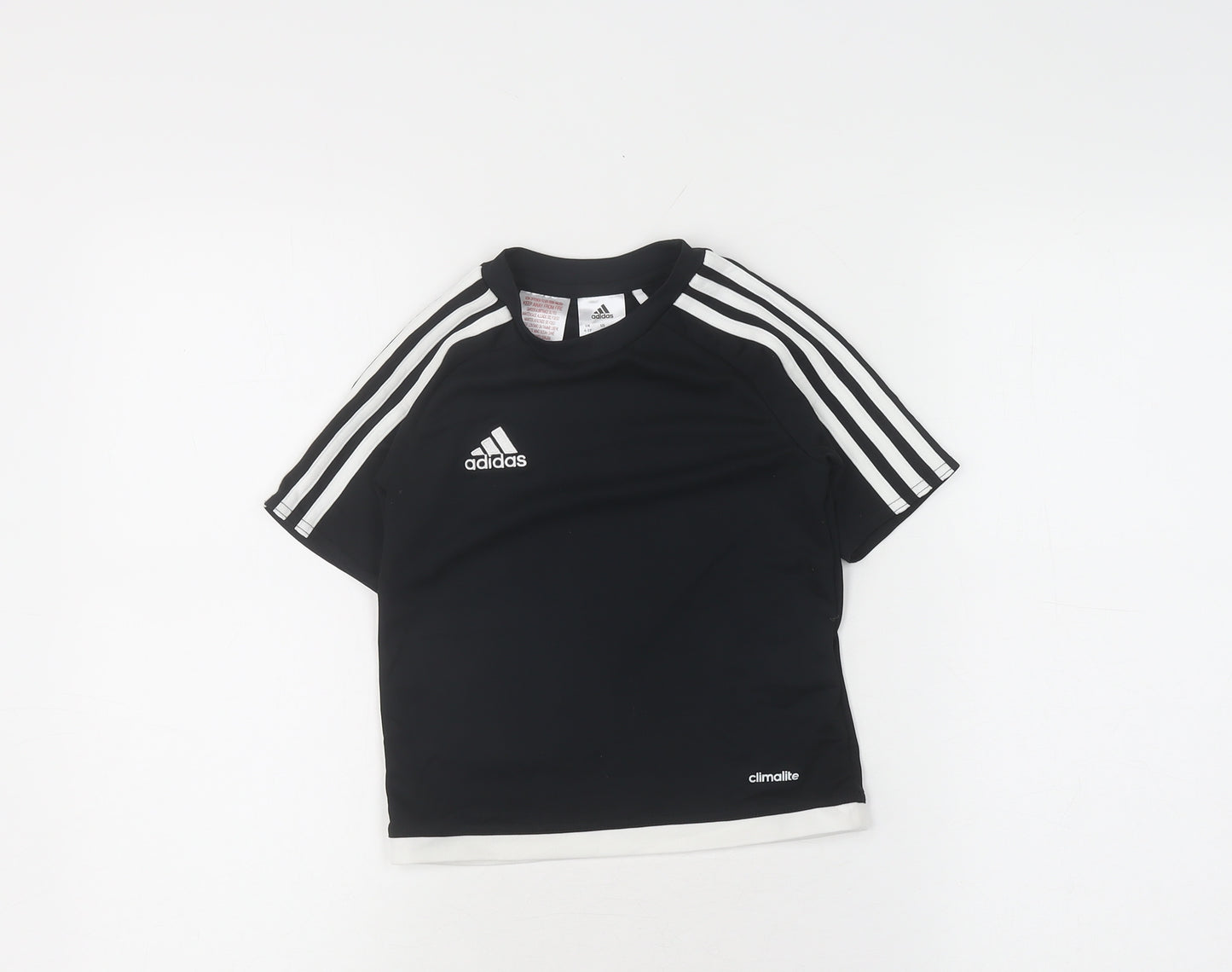 Adidas Boys Black T-Shirt, 4-5 Years, Sports Style