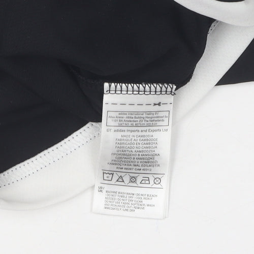 Adidas Boys Black T-Shirt, 4-5 Years, Sports Style