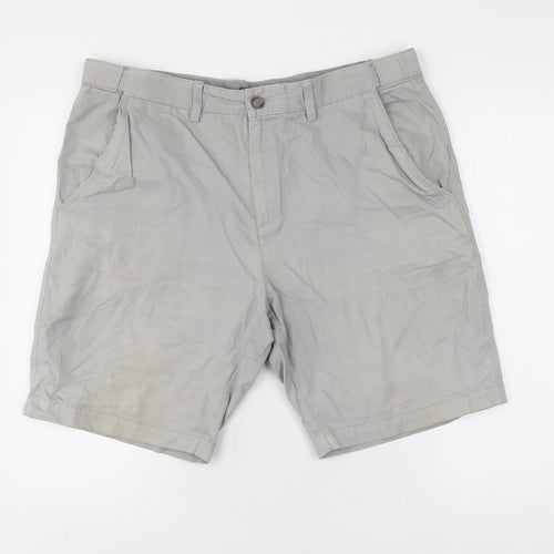 Maine New England Men’s Grey Chino Shorts Size 38