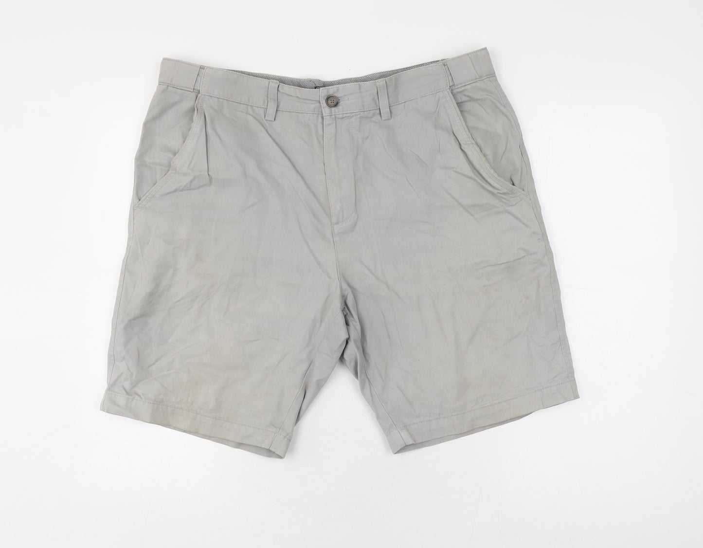 Maine New England Men’s Grey Chino Shorts Size 38