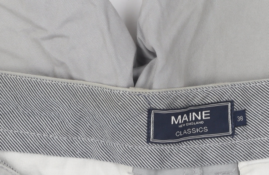 Maine New England Men’s Grey Chino Shorts Size 38