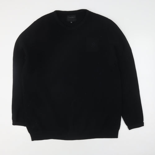 Dissident Men's Black XL Waffle Knit Pullover