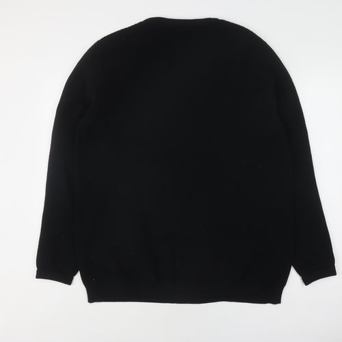 Dissident Men's Black XL Waffle Knit Pullover
