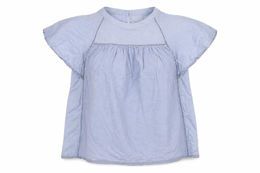 Front view of Marks & Spencer Women's Blue Tunic, size 12, Casual