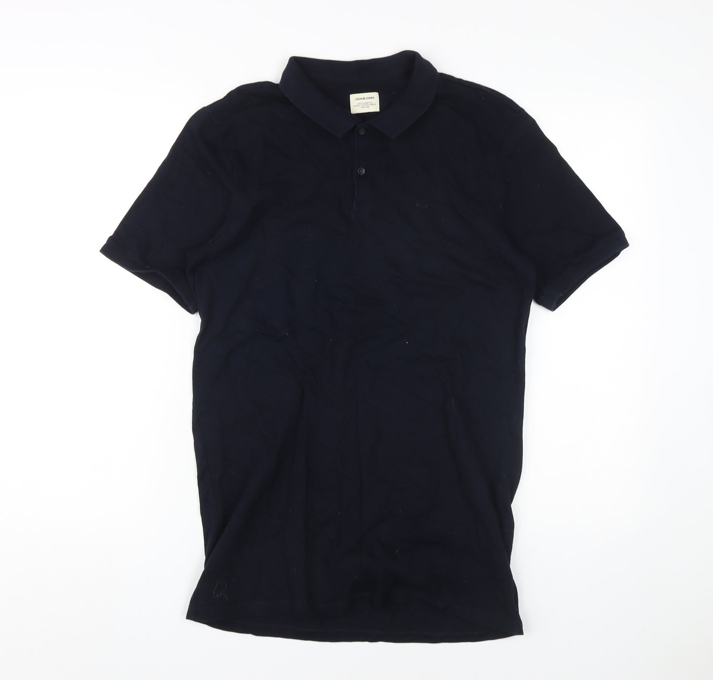 Jack & Jones Men's Black Polo Shirt Size S