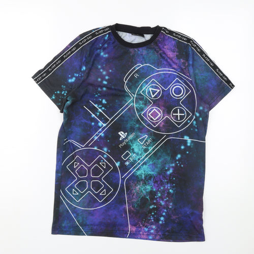 Boys Multicoloured PlayStation Graphic T-Shirt Size 13-14 Years