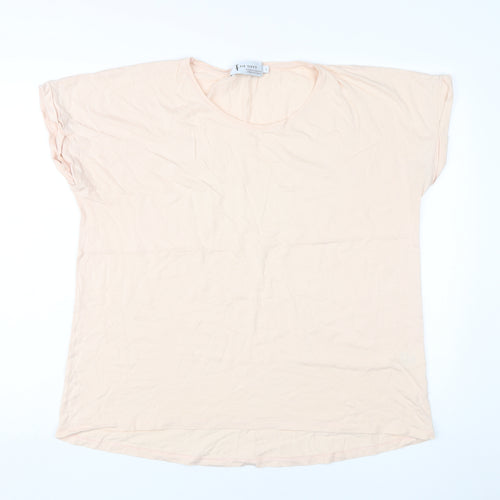 Tif Tiffy Women's Beige L Basic T-Shirt